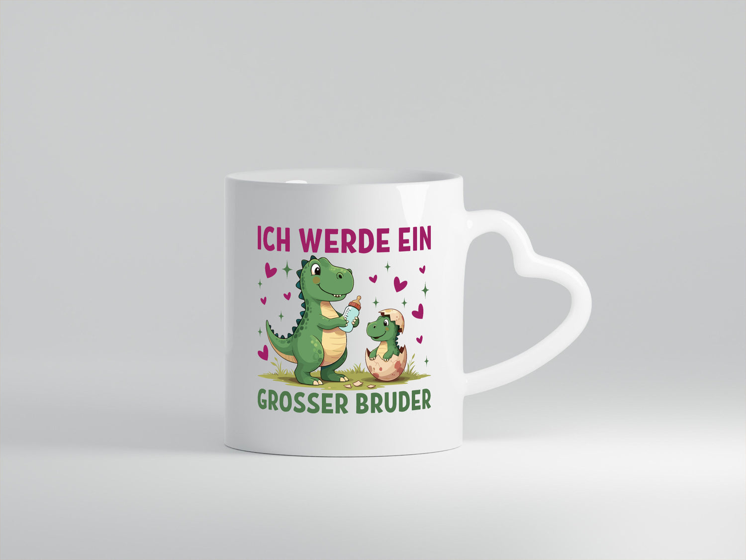 Ich werde ein großer Bruder | Dino Dinosaurier lustiger Spruch Geschenk Humor
