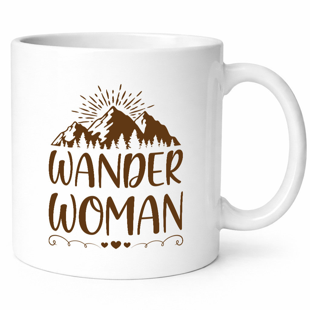 Wander Woman | Berge Herzen Geschenk Familie Geschenkidee lustiger Spruch Tasse
