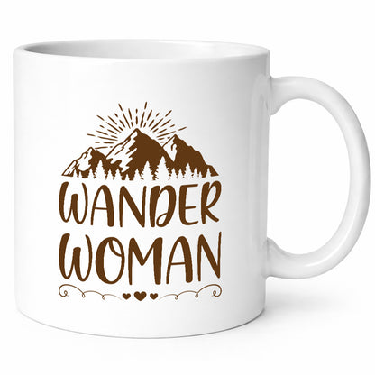Wander Woman | Berge Herzen Geschenk Familie Geschenkidee lustiger Spruch Tasse