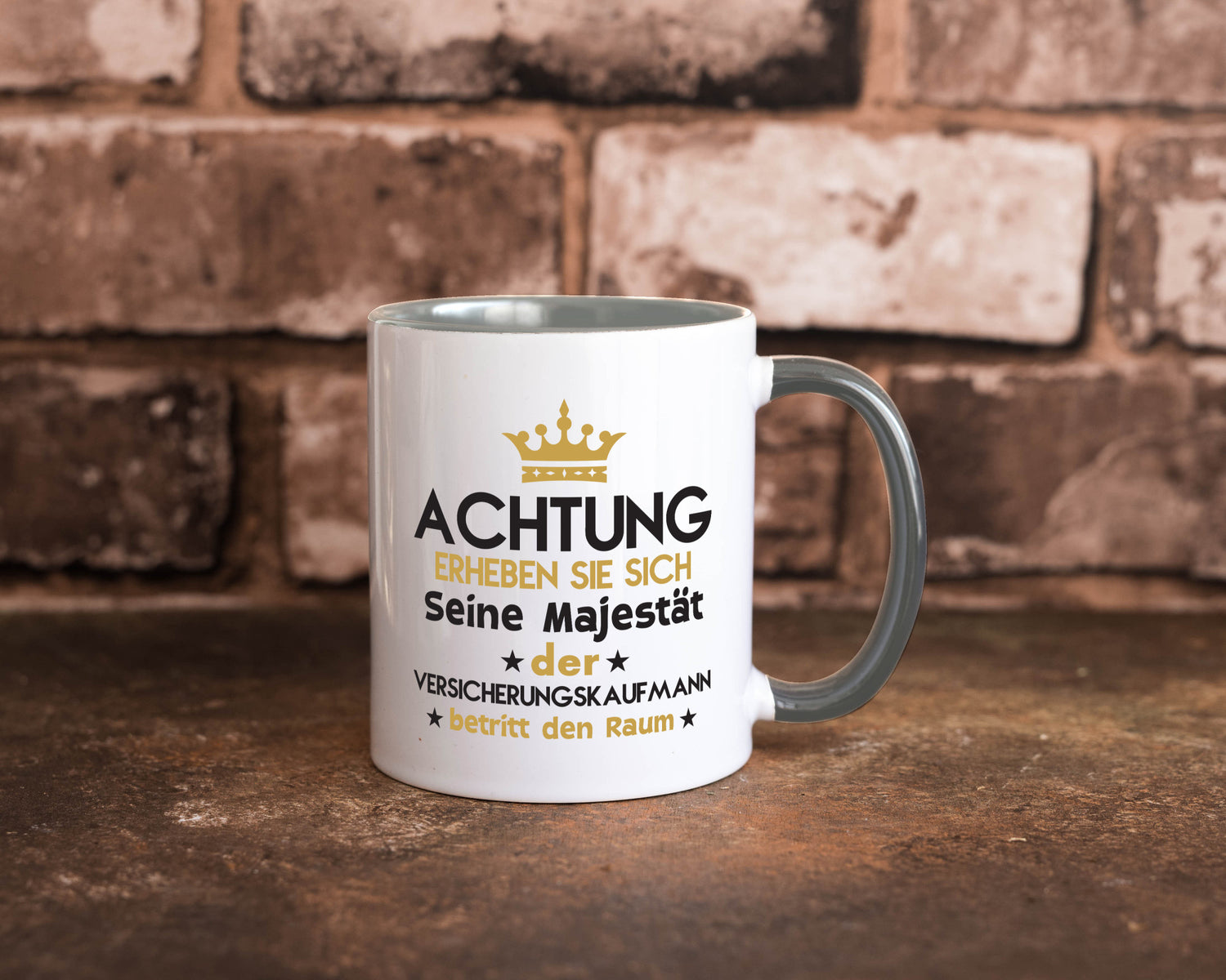 Seine Majestät Versicherungskaufmann | Kaufmann Geschenkidee Humor Tasse