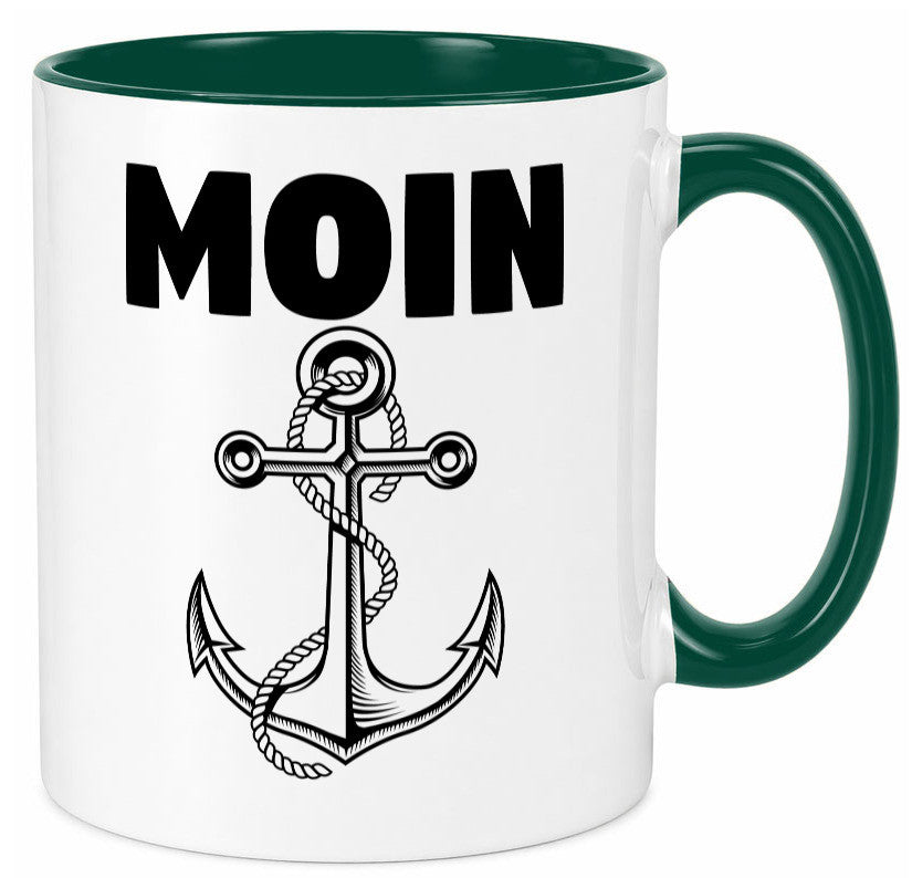 Moin Anker | Norddeutschland Tasse Norddeutscher Humor Geschenkidee