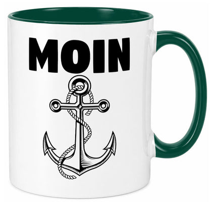 Moin Anker | Norddeutschland Tasse Norddeutscher Humor Geschenkidee