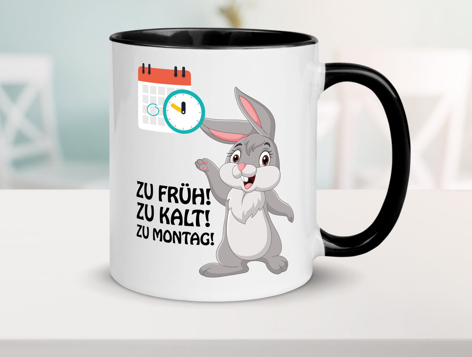 Kalter Montag Geschenkidee Humor Tasse