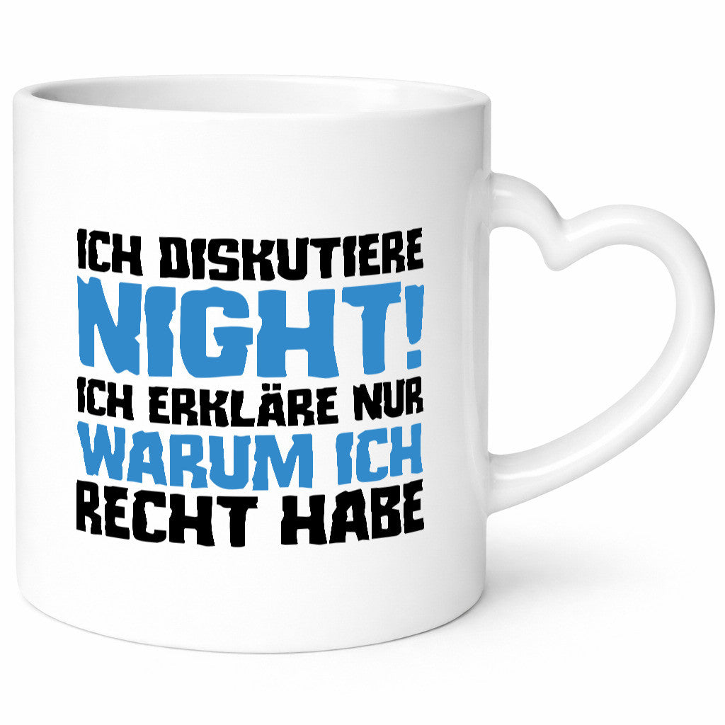 Ich diskutiere nicht! | Klugscheißer Kollege Geschenkidee Arbeit Kollegen Büro