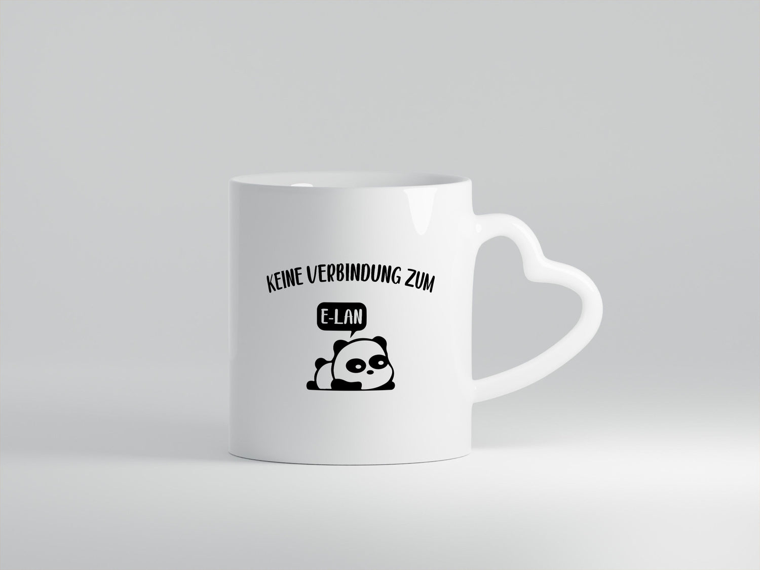 Keine Verbindung zum E-Lan | Pandabär Geschenk Humor Geschenkidee lustiger