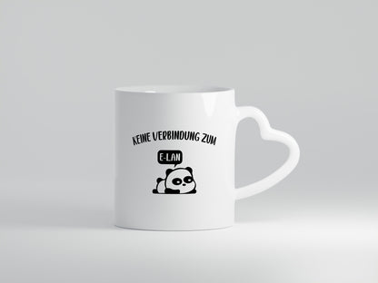 Keine Verbindung zum E-Lan | Pandabär Geschenk Humor Geschenkidee lustiger