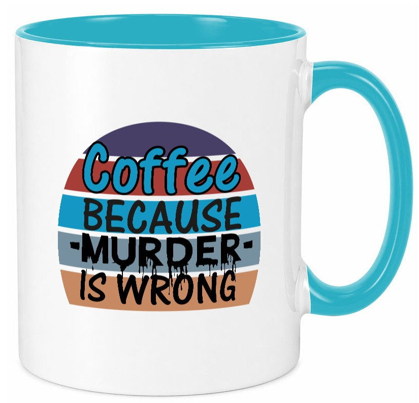Kaffeetrinker Tasse | schwarzer Humor Büro Spruch Geschenk Arbeit Kollegen