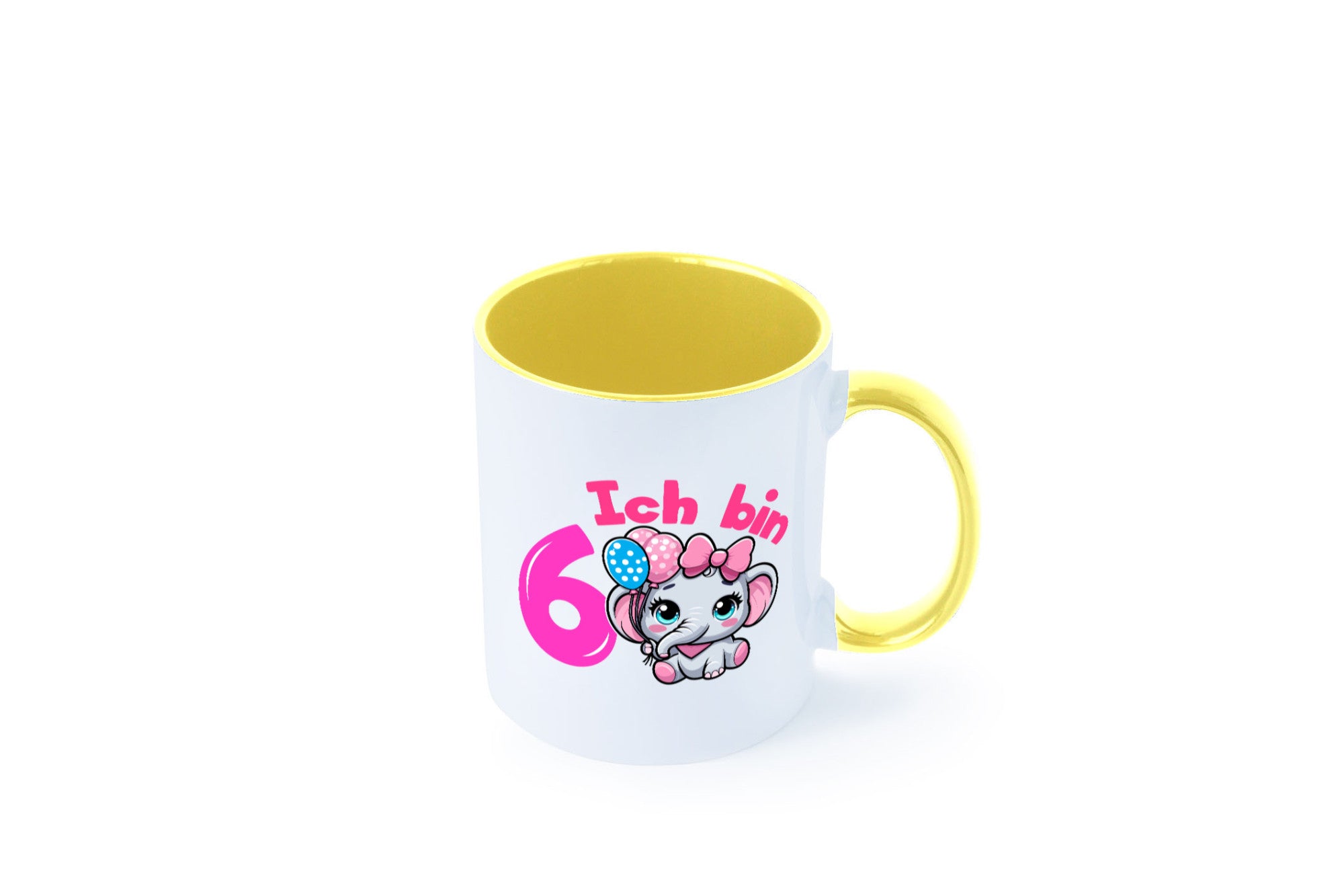 6. Geburtstag | 6 Jahre Elefant Mädchen Humor Geschenkidee Tasse