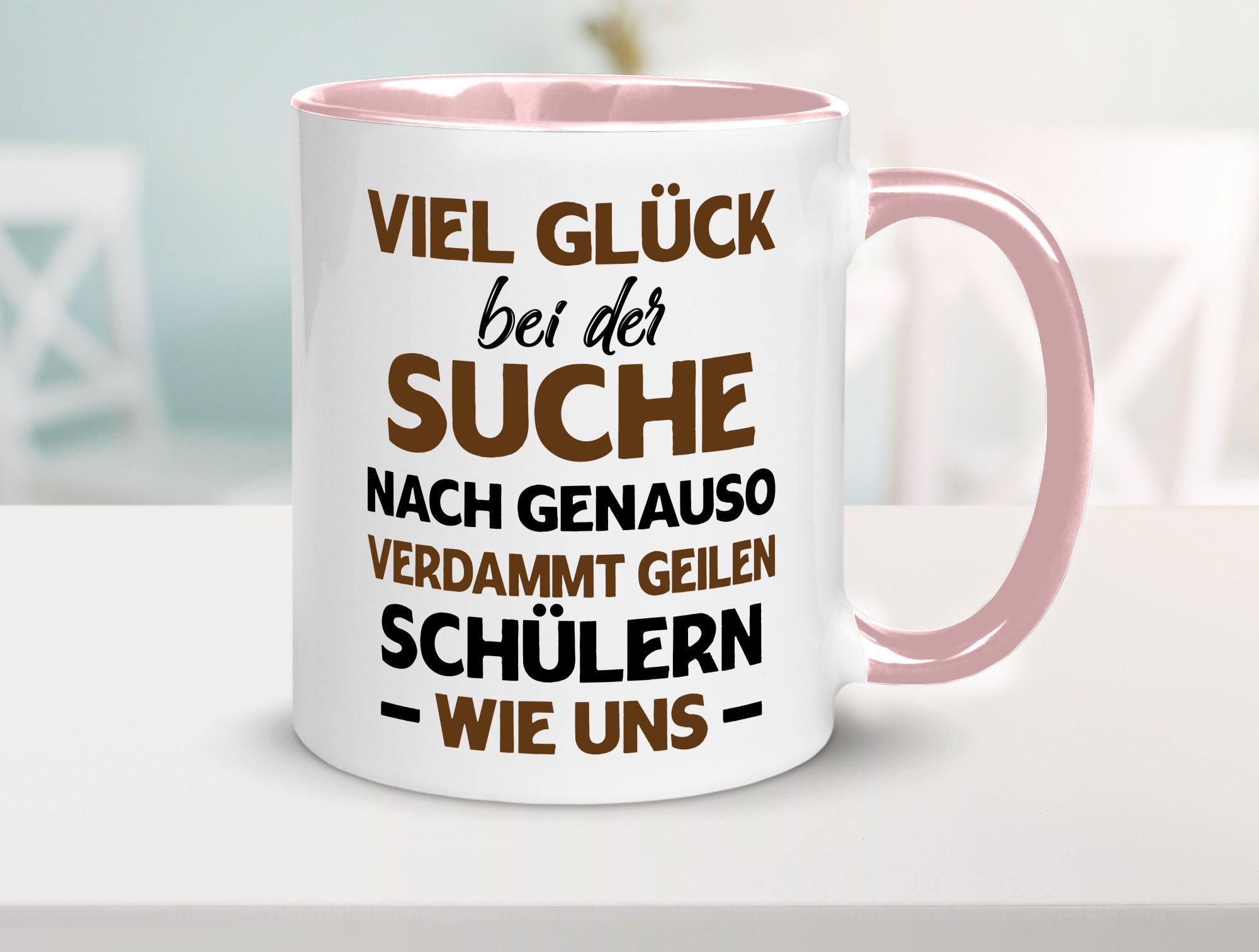 Viel glück | Geile schüler Schule Beste Lehrerin lustig Humor Geschenkidee