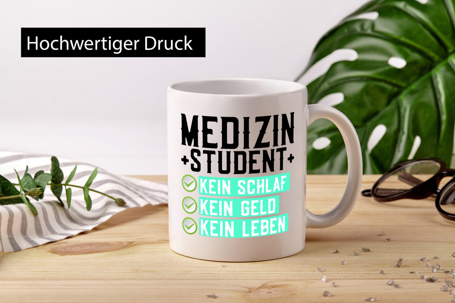Medizinstudent | kein Schlaf Geld Leben Uni lustiger Spruch Geschenk Humor