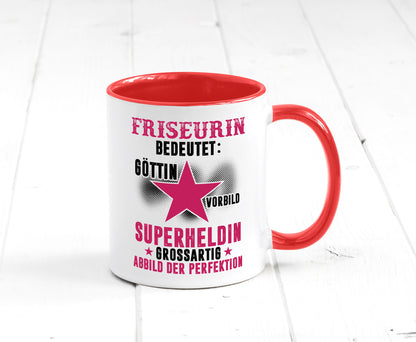 Bedeutung von Friseurin | Friseuse Frisörin lustiger Spruch Geschenk Humor
