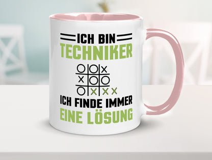 Ich bin Techniker finde immer eine Lösung | lustiger Spruch Geschenk Humor