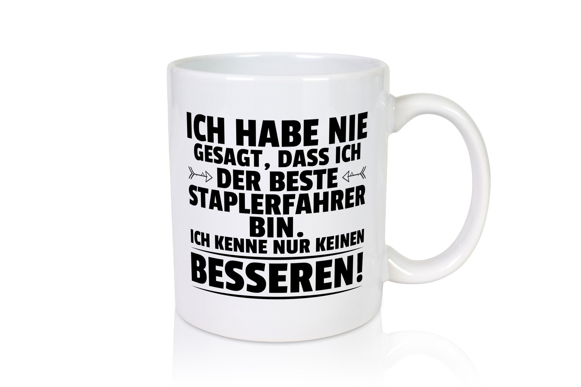 Der Beste Staplerfahrer | Gabelstapler Fahrer Humor Geschenkidee Tasse