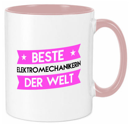 Beste Elektromechanikerin | Mechanikerin Humor Geschenkidee Tasse
