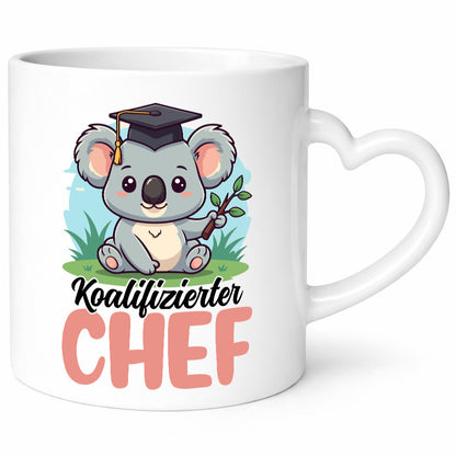 Qualifizierter Chef | Führungskraft Vorgesetzter lustig Arbeit Kollegen Büro
