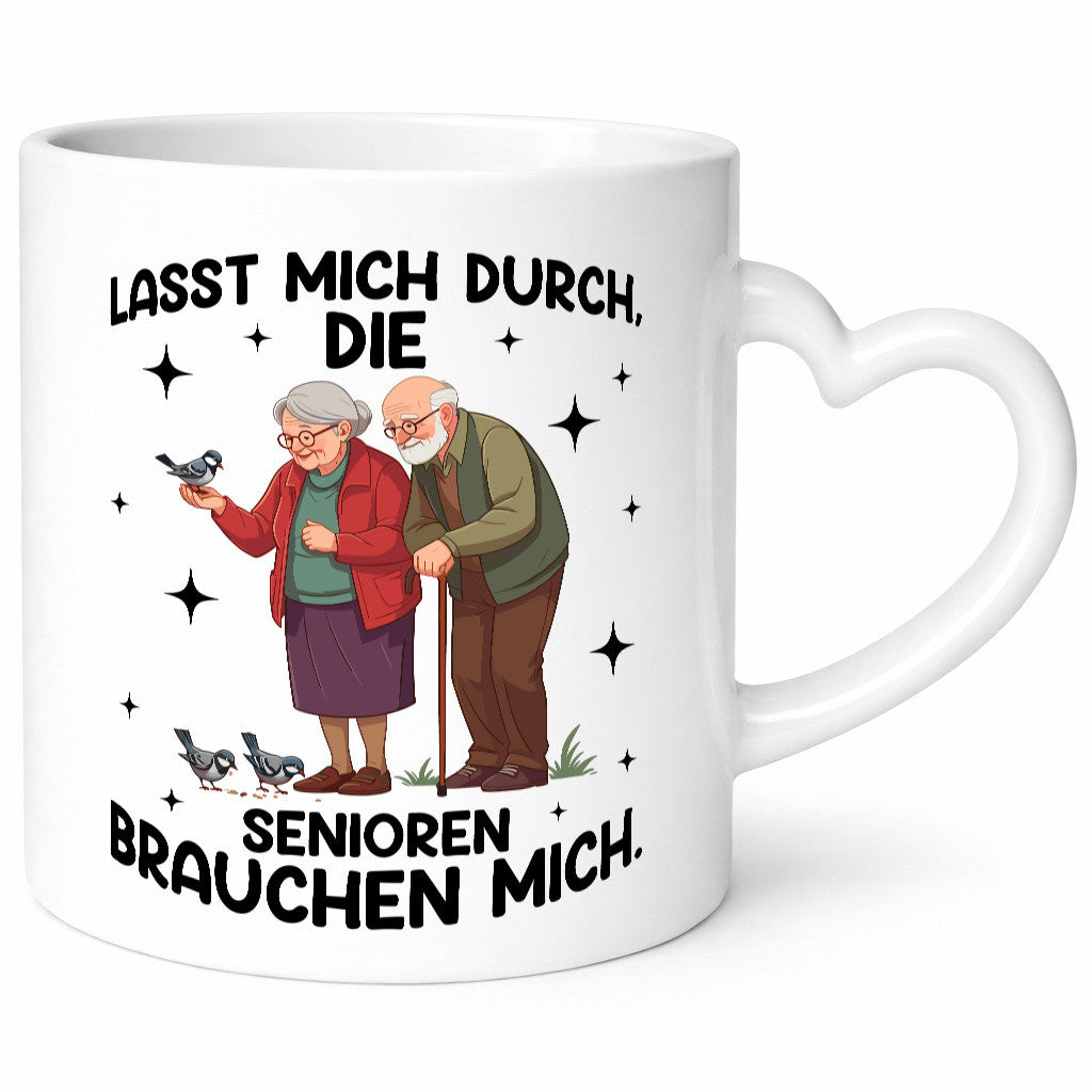 Senioren brauchen mich | Altenpflege Pflegekraft lustiger Spruch Geschenk Humor