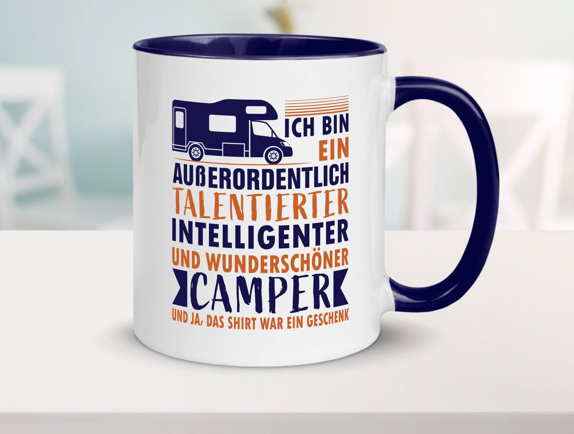 Talentierter | Intelligenter Wunderschöner Camper lustiger Spruch Geschenk