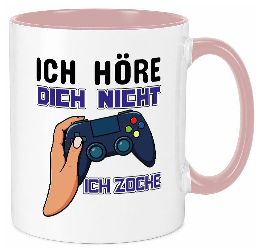Ich höre dich nicht zocke lustig Humor Geschenkidee Geschenk Tasse