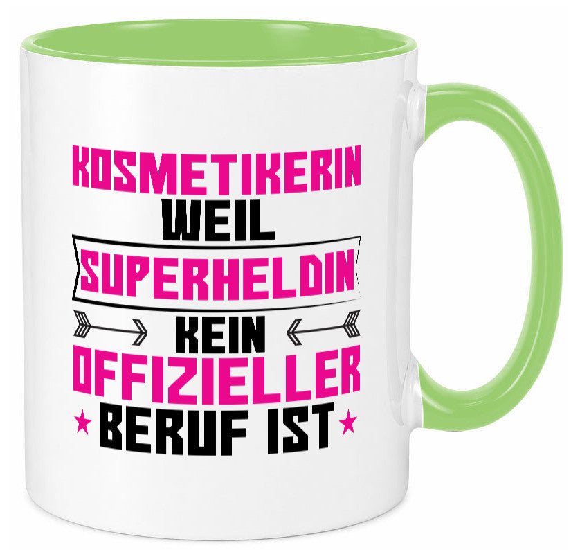 Superheldin Kosmetikerin | Kosmetik Stylistin Visagistin Geschenk Humor