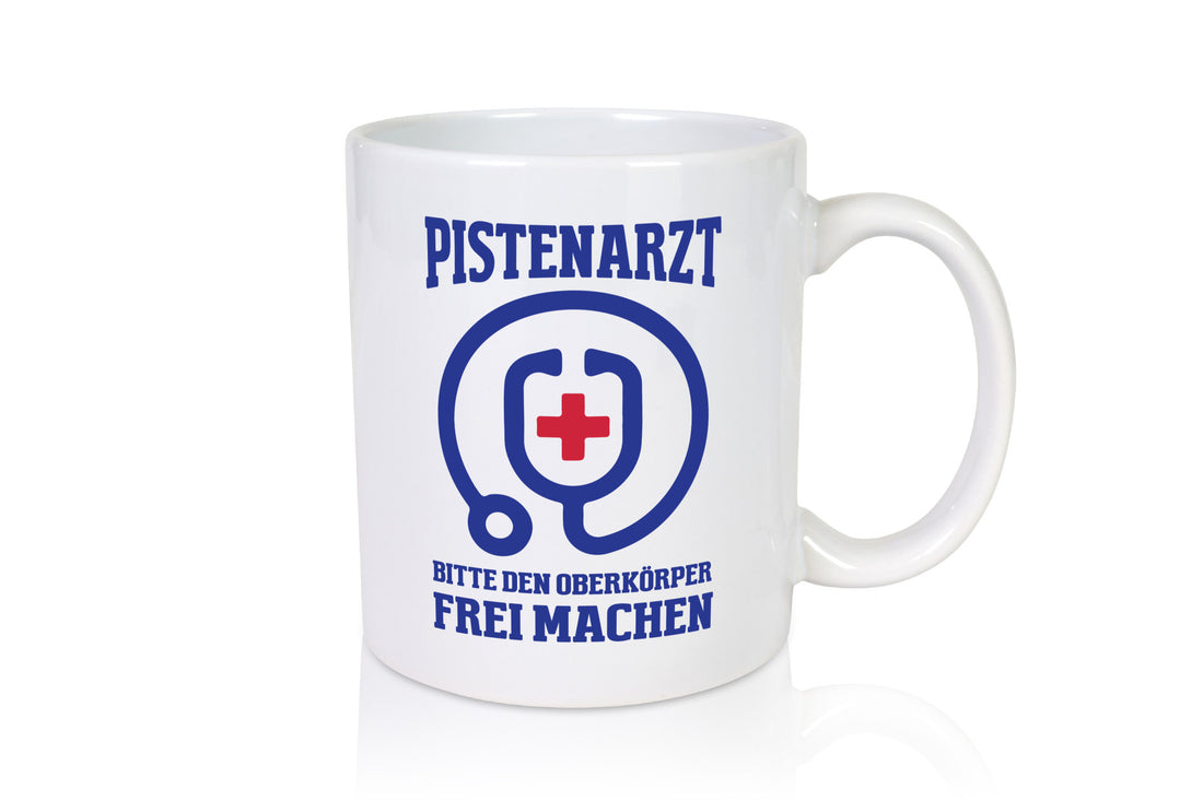 Pistenarzt, Oberkörper frei machen | Stethoskop lustiger Spruch Geschenk Humor