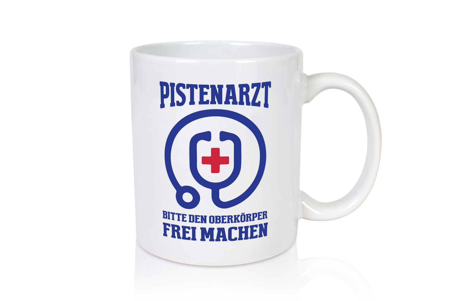 Pistenarzt, Oberkörper frei machen | Stethoskop lustiger Spruch Geschenk Humor