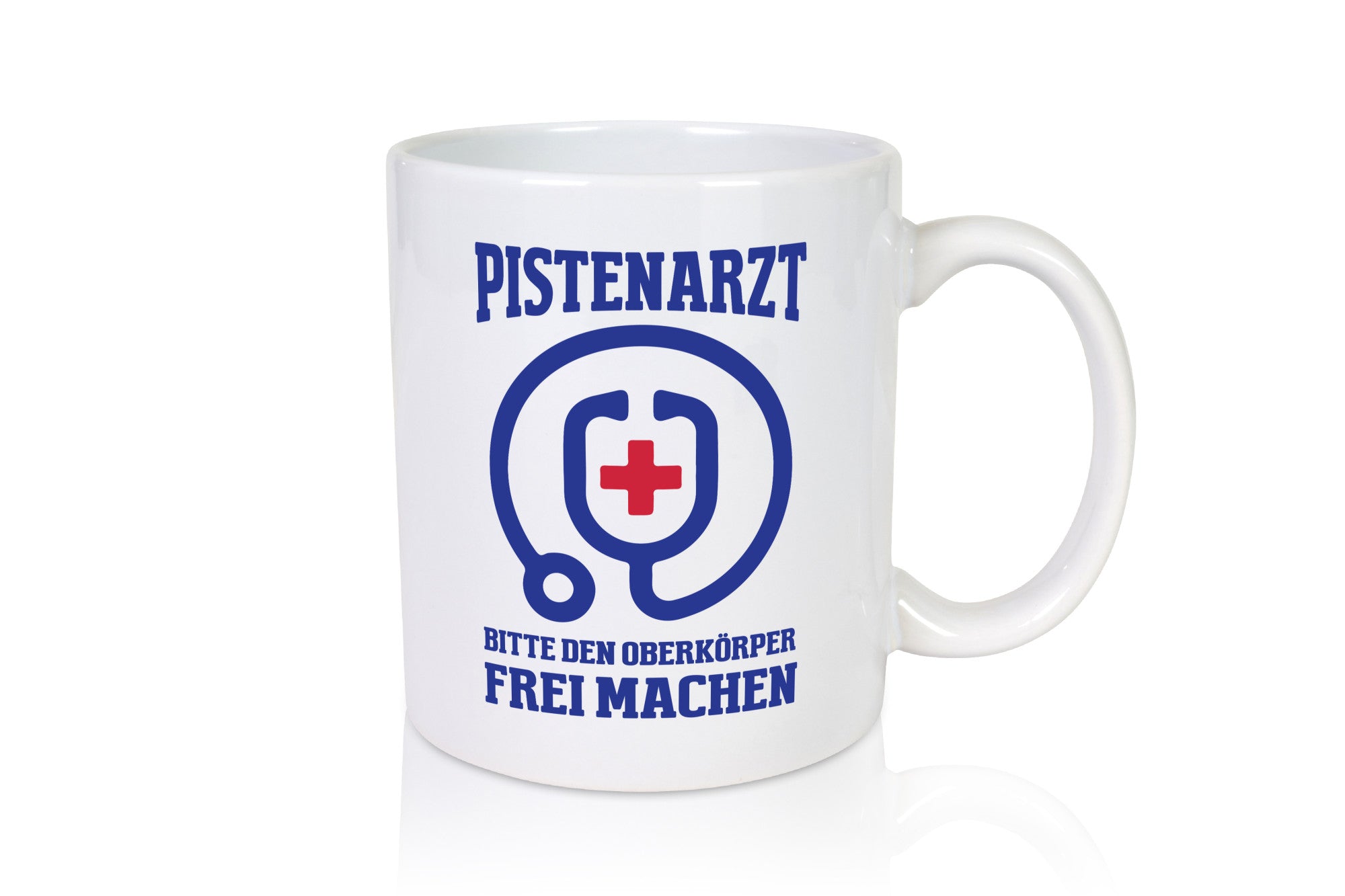 Pistenarzt, Oberkörper frei machen | Stethoskop lustiger Spruch Geschenk Humor