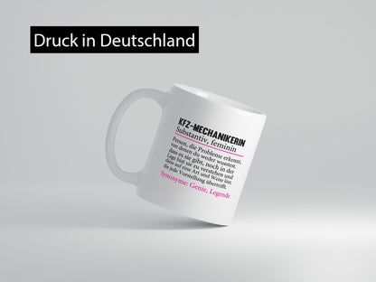 KFZ-Mechanikerin | Mechaniker Beruf KFZ Werkstatt lustiger Spruch Geschenk