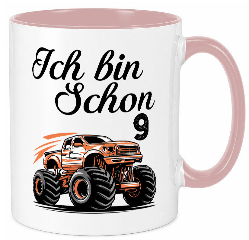 9. Geburtstag | Monster truck 9 Jahre lustiger Spruch Geschenk Geschenkidee