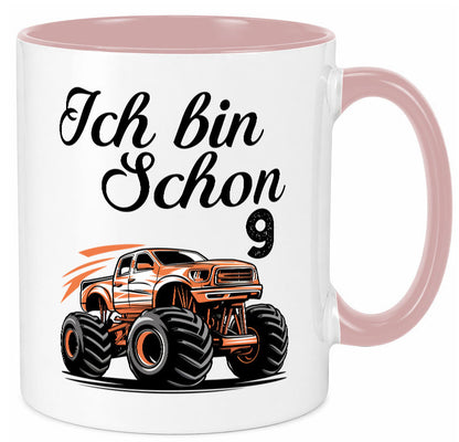 9. Geburtstag | Monster truck 9 Jahre lustiger Spruch Geschenk Geschenkidee