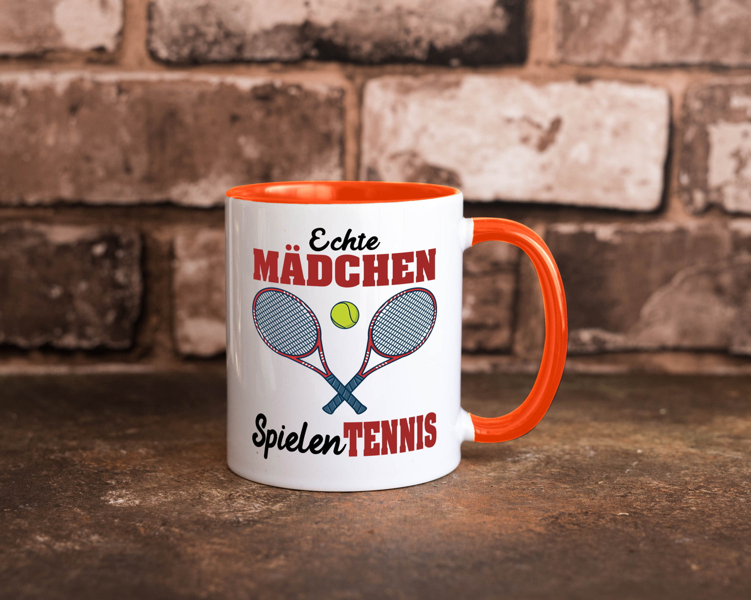 Echte Mädchen Spielen Tennis | Sport Geschenkidee Humor Tasse