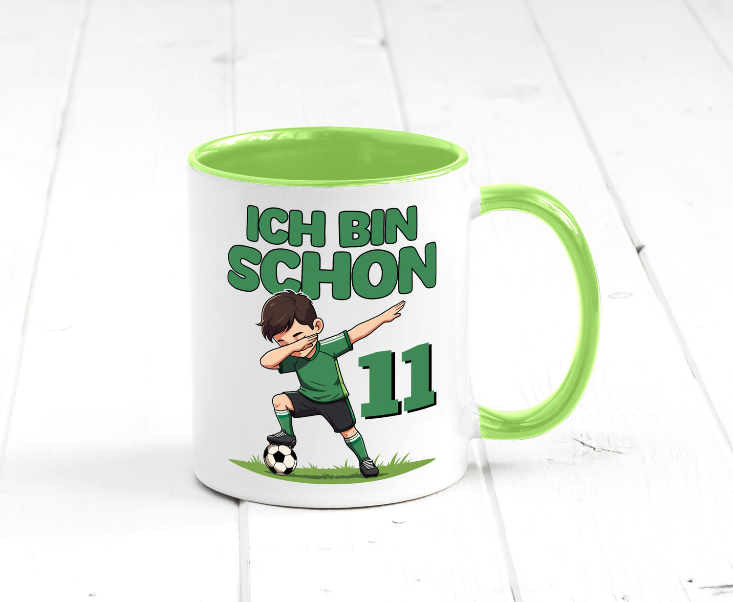 11. Geburtstag | 11 Jahre Fußballer Geschenkidee Humor Tasse