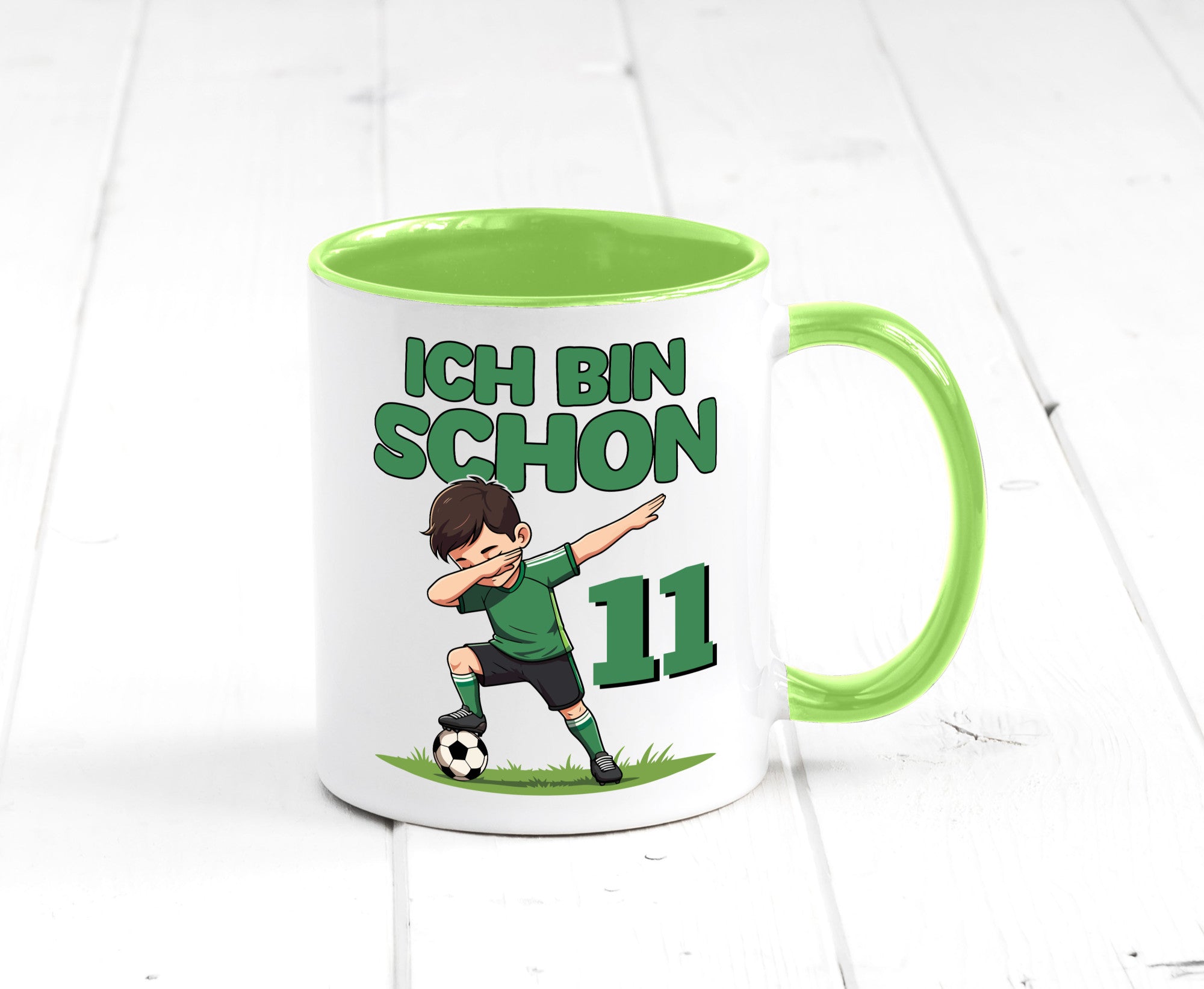 11. Geburtstag | 11 Jahre Fußballer Geschenkidee Humor Tasse