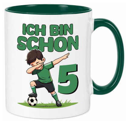 5. Geburtstag | 5 Jahre Fußballer lustiger Spruch Geschenk Geschenkidee Tasse