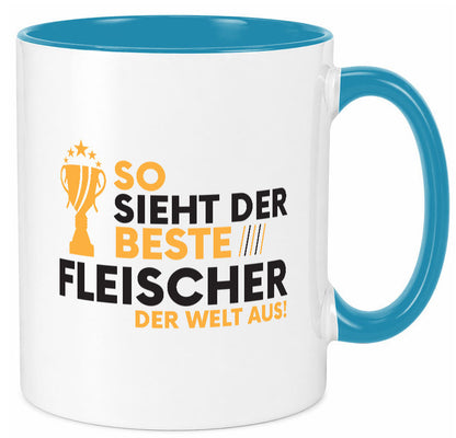 Der Weltbeste Fleischer | Schlachterei Geschenkidee Humor Tasse