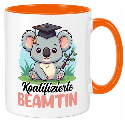 Koalifizierte Beamtin | Verbeamtung Dienst lustig Humor Geschenkidee Geschenk Tasse