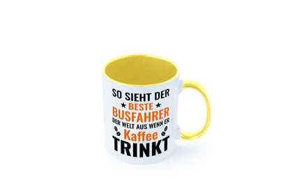 Kaffee trinkt: Busfahrer | Berufsfahrer Fahrer Geschenk Arbeit Kollegen Büro