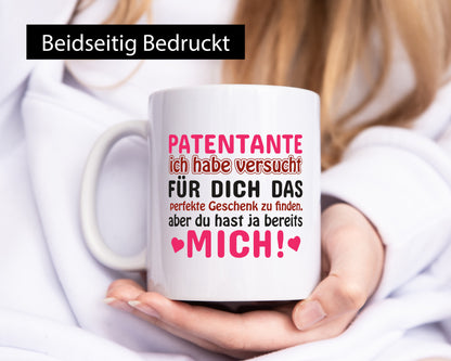 Patentante Tasse | lustiger Spruch Patin Tante Geschenk Humor Geschenkidee