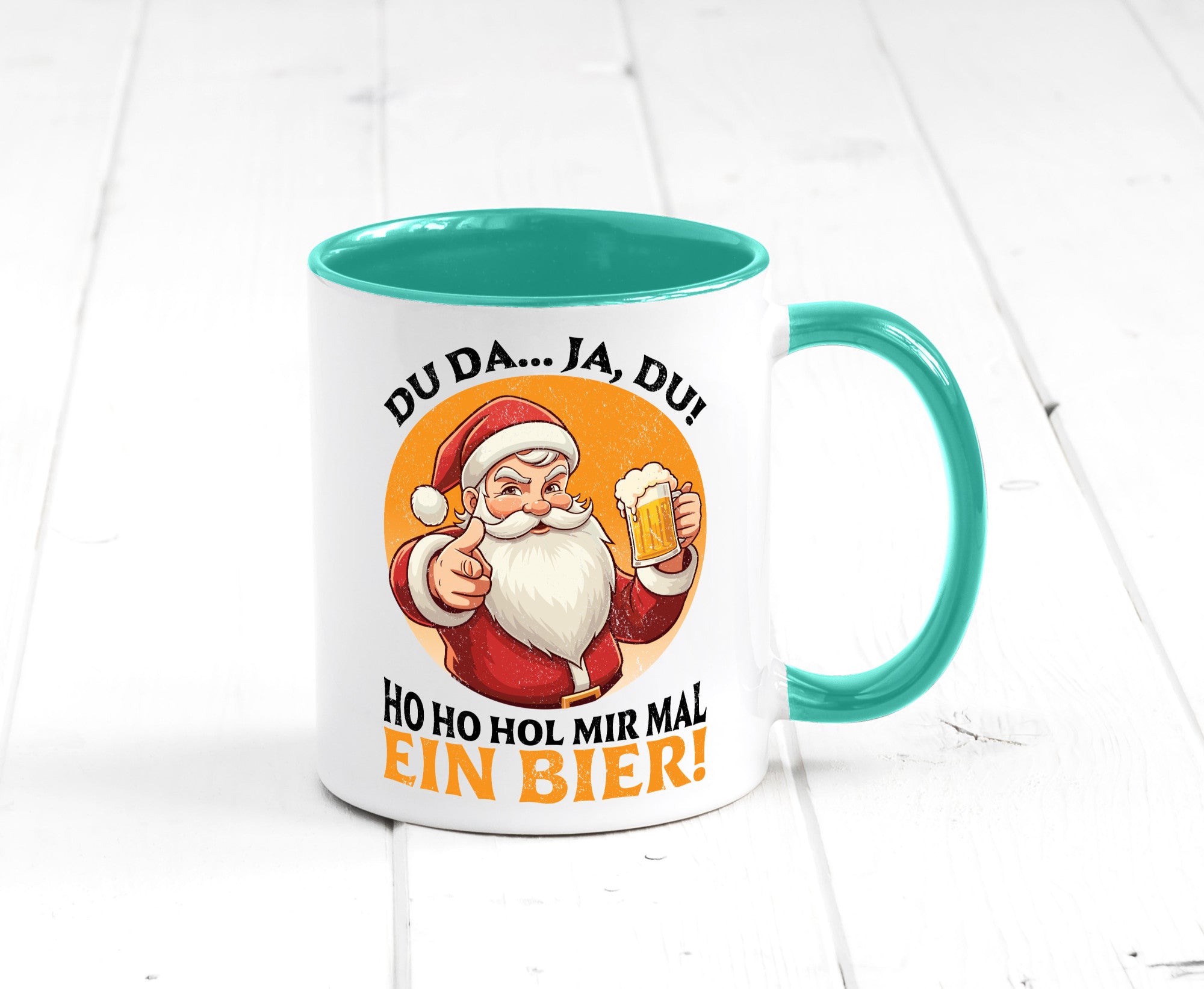 Hol mir mal ein Bier | Ugly Christmas Santa lustig Humor Geschenkidee Geschenk