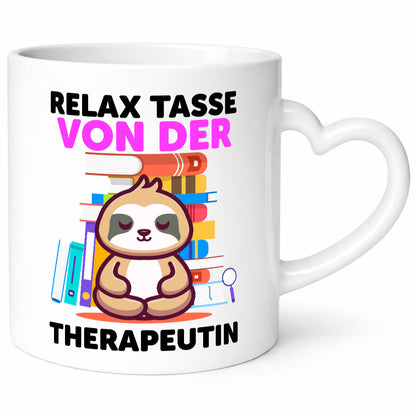 Relax Tasse: Therapeutin | Psychotherapie Therapie Geschenk Humor Geschenkidee