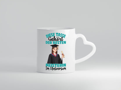 Im Universum: Meisterin | Meisterbrief Geschenk Humor Geschenkidee lustiger