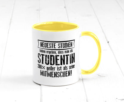 Neuste Studien: Studentin | Uni Studium Universität Geschenk Humor Geschenkidee