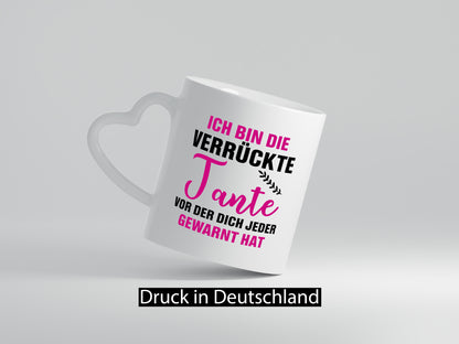 Verrückte Tante | &amp; Nichte Neffe Geschenk Humor Geschenkidee lustiger Spruch