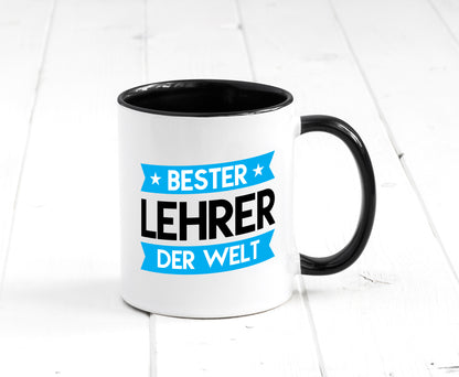 Bester Lehrer | Schule Beruf Schüler Geschenkidee Arbeit Kollegen Büro Humor Tasse
