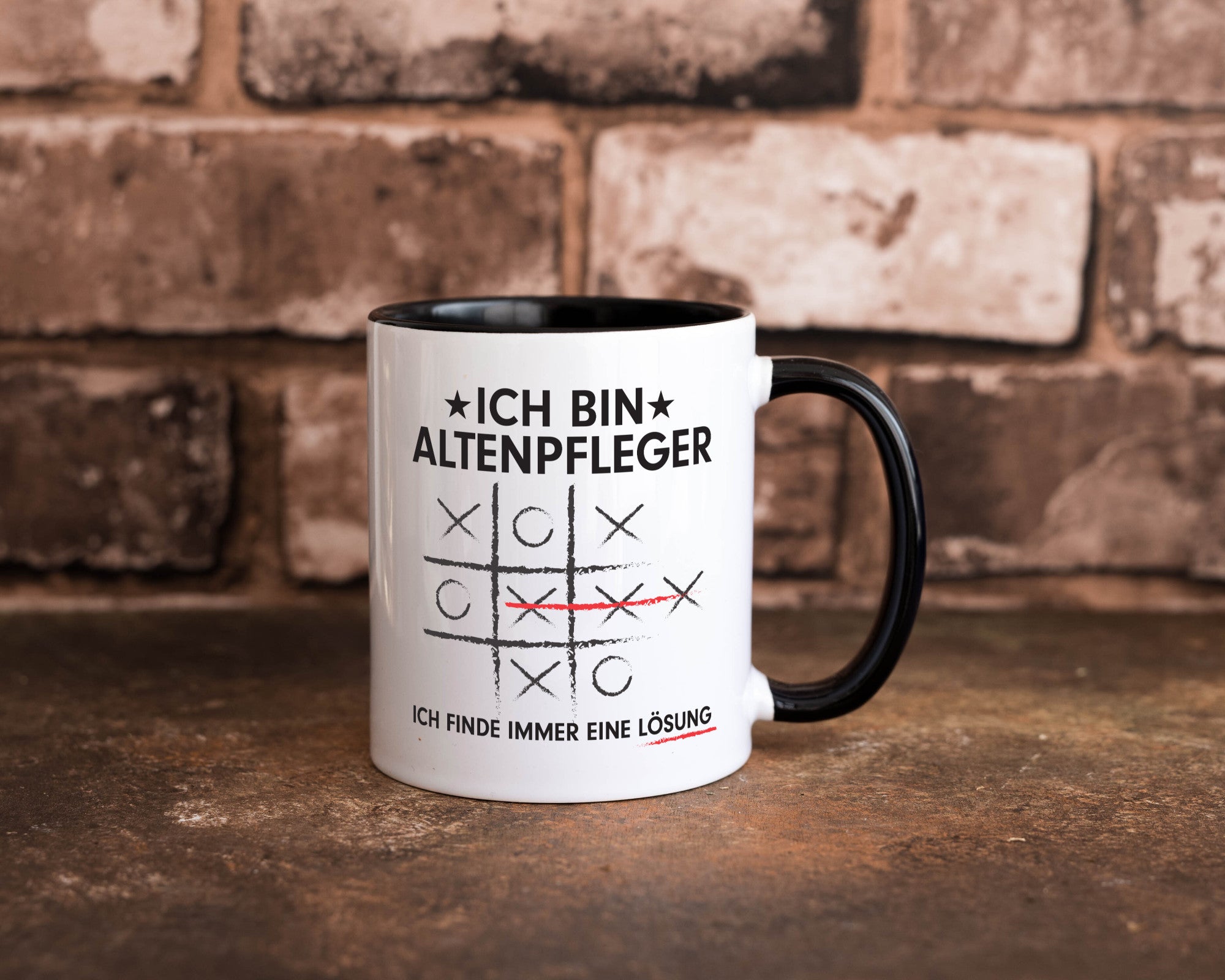Lösung finden: Altenpfleger | Pflegepersonal v2 lustiger Spruch Geschenk Humor