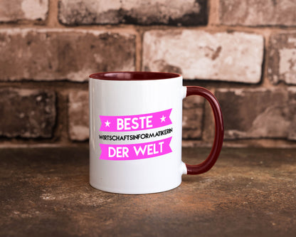 Beste Wirtschaftsinformatikerin | Wirtschaft Informatik Humor Geschenkidee Tasse