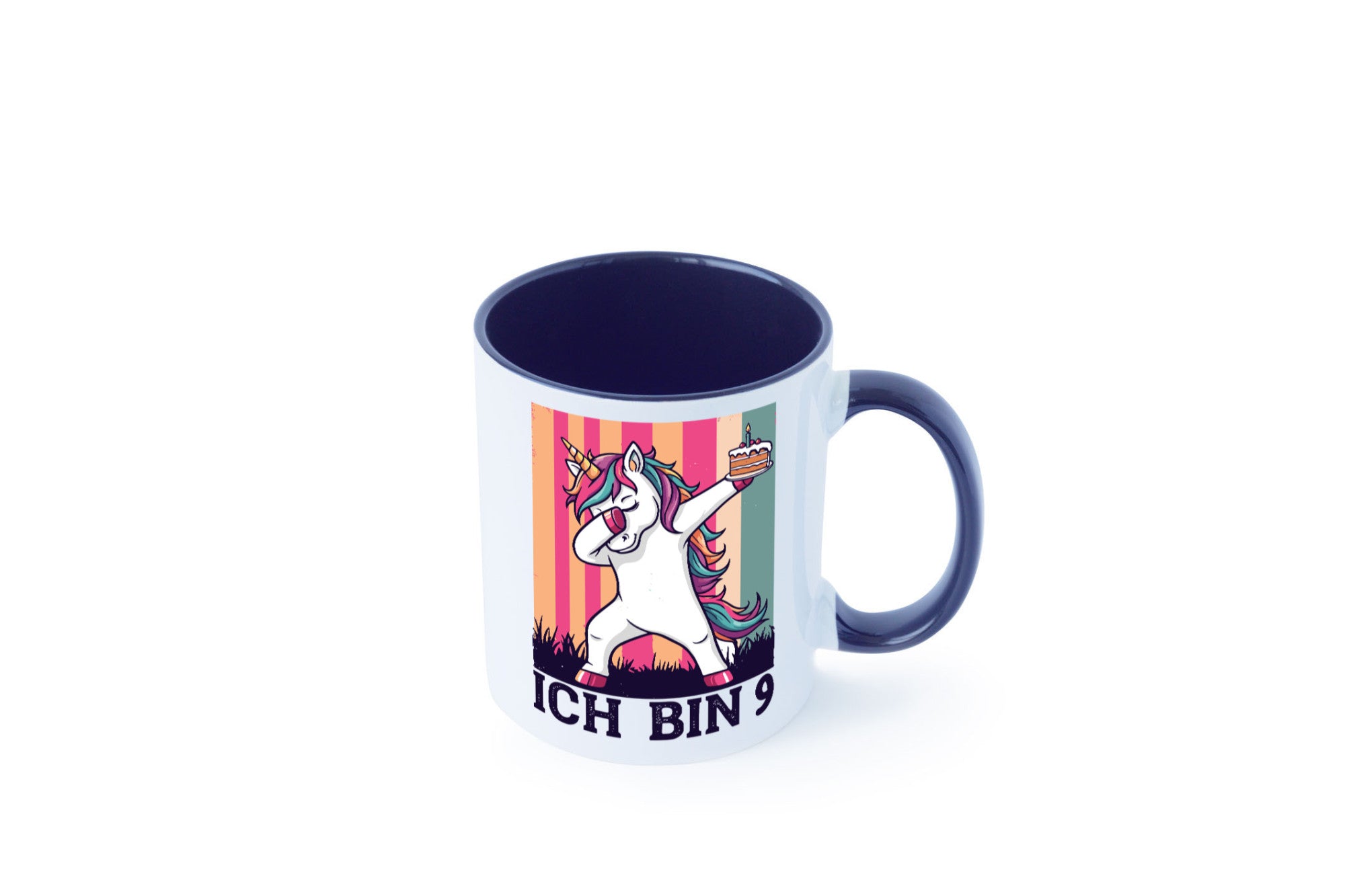 9 Geburtstag | Einhorn Damping Mädchen Humor Geschenkidee Tasse