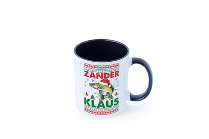 Zander Klaus | Ugly Christmas Angler Angeln v2 Geschenk Humor Geschenkidee Tasse