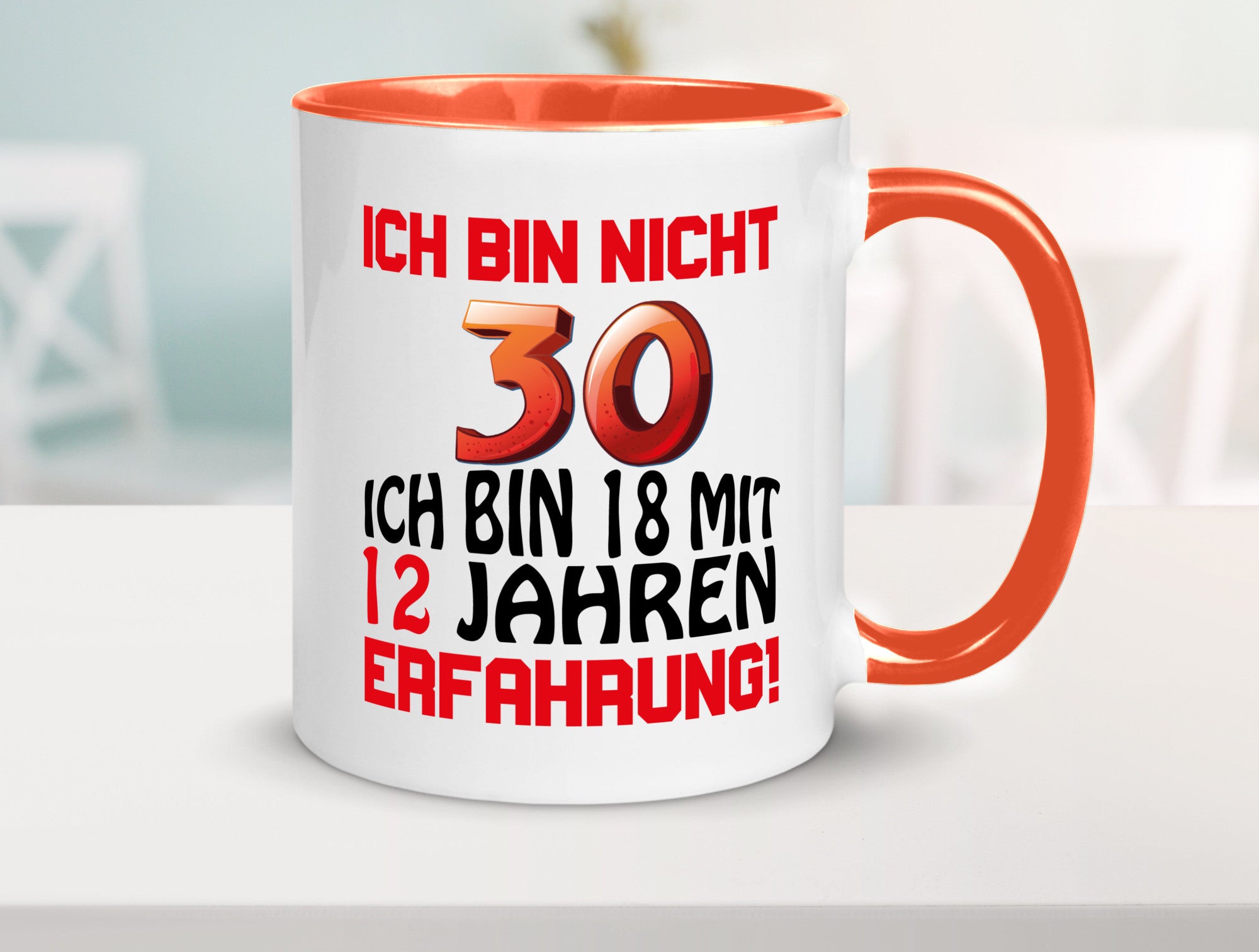 Ich bin nicht 30. lustiger Spruch Geschenk Humor Geschenkidee Tasse