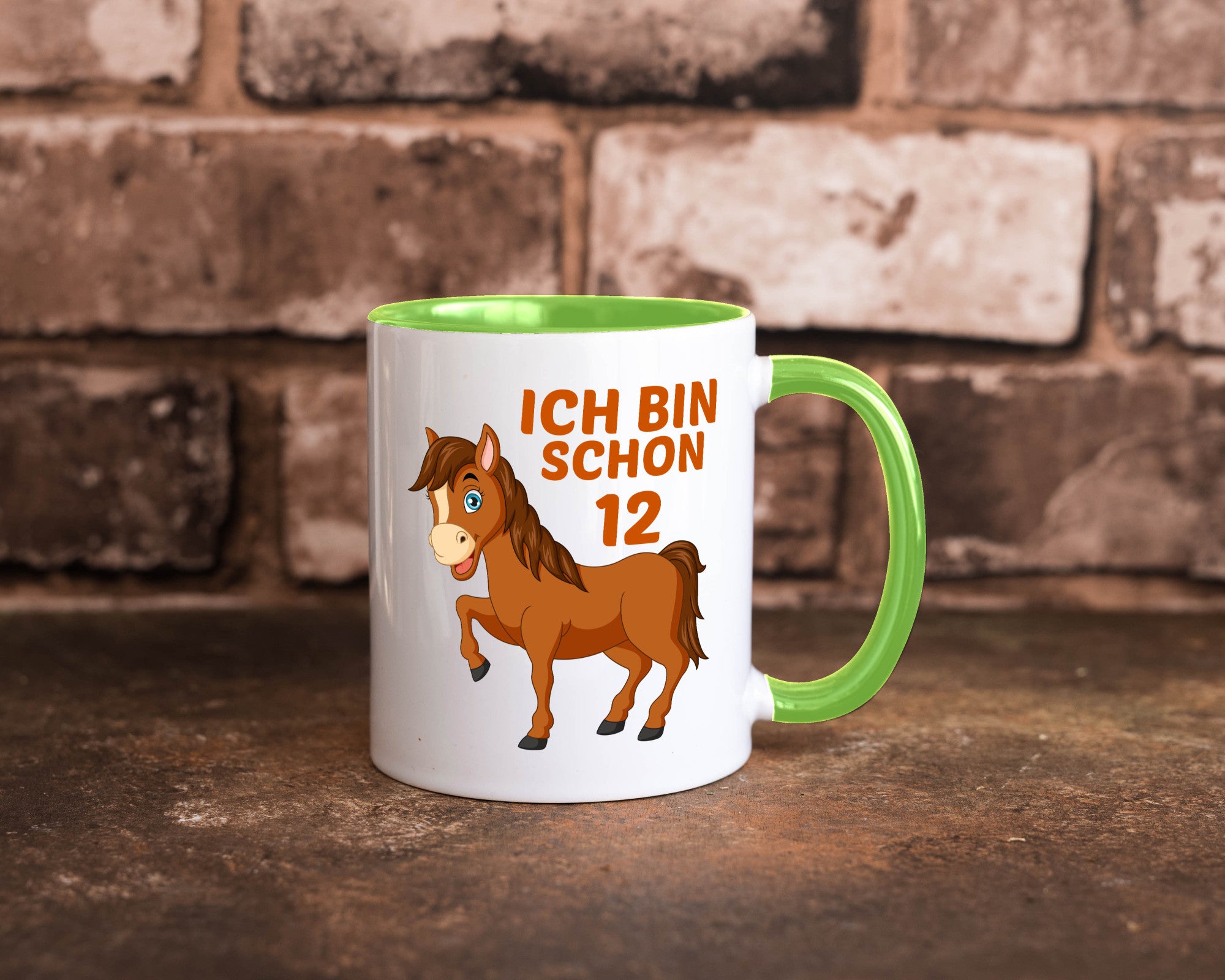 12. Geburtstag | Ich bin schon 12 Pferde Pony Geschenkidee Humor Tasse