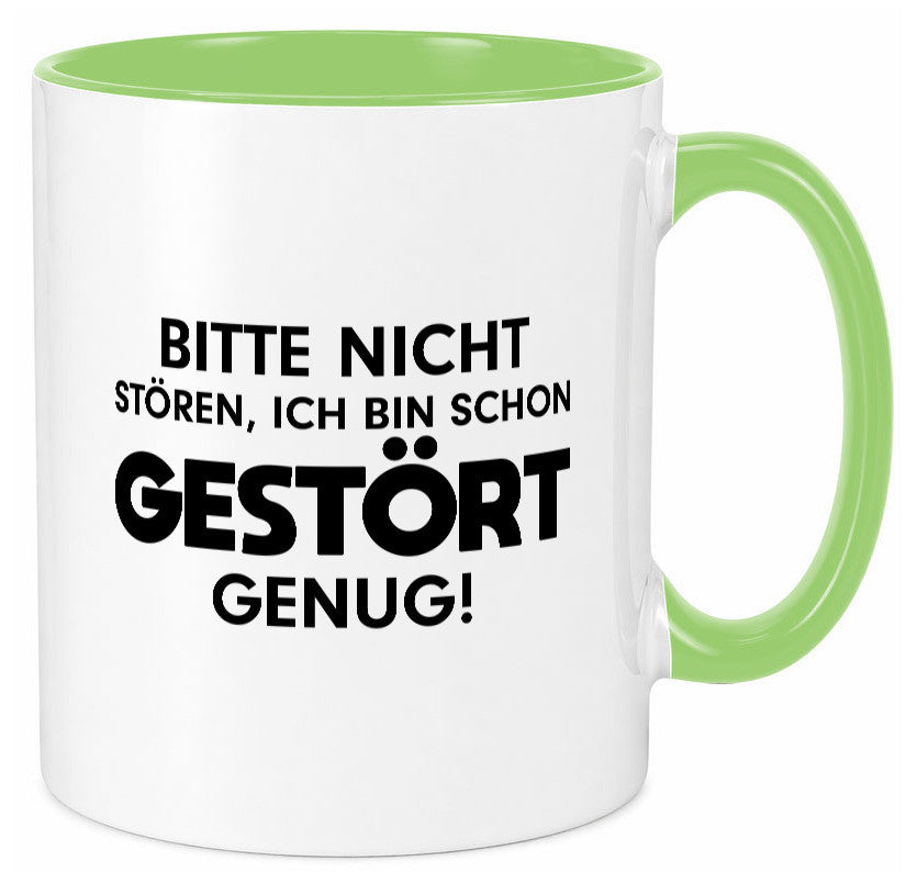 Bitte nicht stören | ich bin gestört Crazy lustig Humor Geschenkidee Geschenk